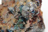 Lustrous, Iridescent Hematite Crystal Cluster - Italy #207086-3